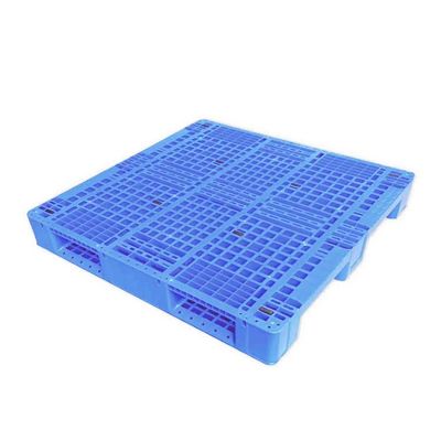 1100x1100 HDPE 쌓을 수 있는 플라스틱 팔레트 동적 2.5T 파란색 13.8Kg