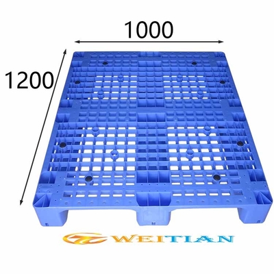 지게차를 위한 인체 공학 쌓아 올릴 수 있는 플라스틱제 팰릿 1200 Ｘ 1000 정전기 로드 5500 Kg