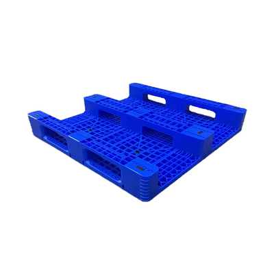 식품 공장 / 항구를 위한 푸른 슬립 방지성 HDPE 플라스틱제 팰릿 1100 Ｘ 1100 Ｘ 155