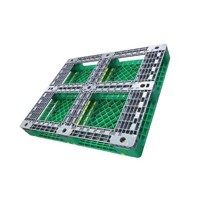 녹색 한 개의 표정 공업용 플라스틱 팔레트 48X40 동하중 1500Kg