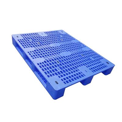 1500 킬로그램 HDPE 과중한 업무 플라스틱제 팰릿 1.4*1.1m 세 러너들 플라스틱제 팰릿 미끄럼