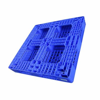 HDPE 네스테이블 플라스틱제 팰릿 1100x1100 플라스틱제 팰릿 갑판은 통풍시켰습니다