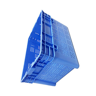 HDPE 회전율 플라스틱 이동하는 크레이트 Nestable 근수 23.6X15.7'