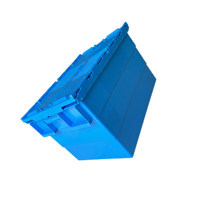 HDPE 쌓을 수 있는 600x400 패킹 산업 근수 상자 파란 재상할 수 있는 플라스틱