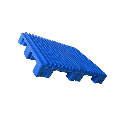 쌓을 수 있는 4000Kg 정적 사출 성형 플라스틱 팔레트 HDPE 블루