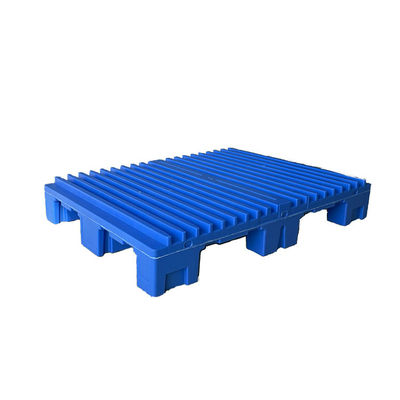 쌓을 수 있는 4000Kg 정적 사출 성형 플라스틱 팔레트 HDPE 블루