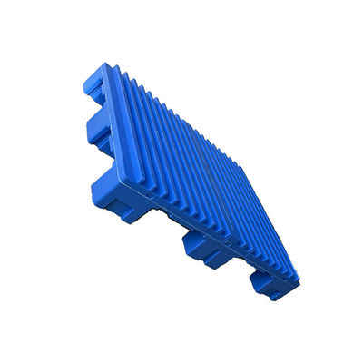 HDPE 1060x750 Rackable 플라스틱 팔레트 4000Kg 물류 양면