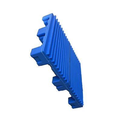 HDPE 1060x750 Rackable 플라스틱 팔레트 4000Kg 물류 양면