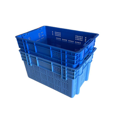 창고 시장을 위한 HDPE 플라스틱 Nestable 겹쳐 쌓이는 크레이트 61x40