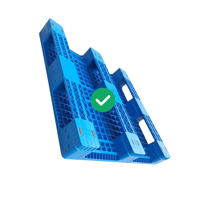 1.2X1.2m 재사용할 수 있는 이동하는 크레이트 플라스틱 깔판 HDPE 플라스틱 1.5T 벽돌쌓기 짐