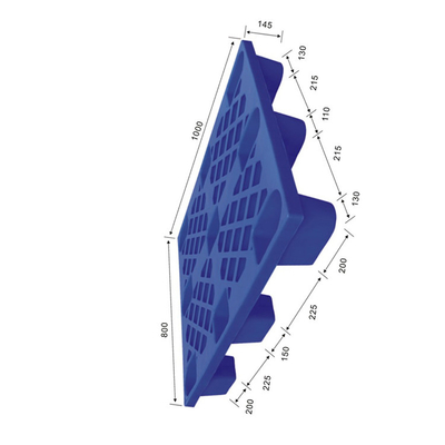 동적인 1000X800 저장소 플라스틱제 팰릿 HDPE 폴리에틸렌 400Kg