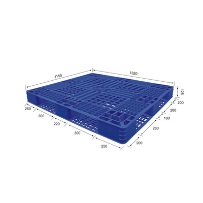 공항을 위한 재활용할 수 있는 HDPE 네스테이블 플라스틱제 팰릿 PP FM 4000Kg 정전기
