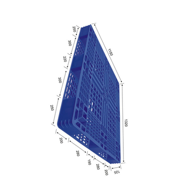 동적인 1320X1150 플라스틱 수출 팔레트 HDPE 저장소 1200Kg