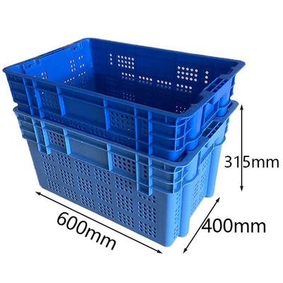 네스테이블 플라스틱은 야채 과일을 위한 600 Ｘ 400 동하중 50Kg를 나무 상자에 채워 넣습니다