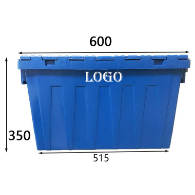 이동하기 위한 상자 770 파운드 HDPE 플라스틱 저장 용기를 이동하는 로크 가능 스태커블