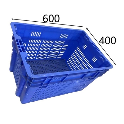 오래간 100% HDPE 접을 수 있는 이동하는 플라스틱 나무상자 600 Ｘ 400 Ｘ 315 밀리미터 과중한 업무