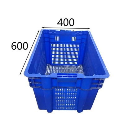 오래간 100% HDPE 접을 수 있는 이동하는 플라스틱 나무상자 600 Ｘ 400 Ｘ 315 밀리미터 과중한 업무